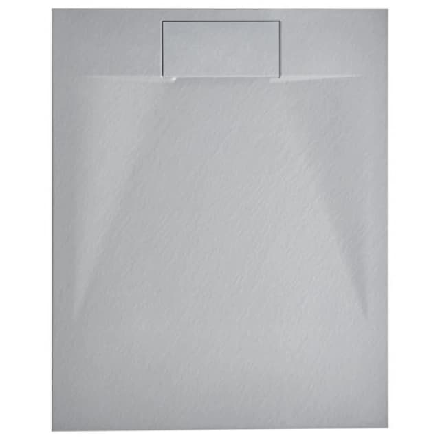 Beliani Shower Tray Azzurro 800 X 1000 X 30 mm Grey