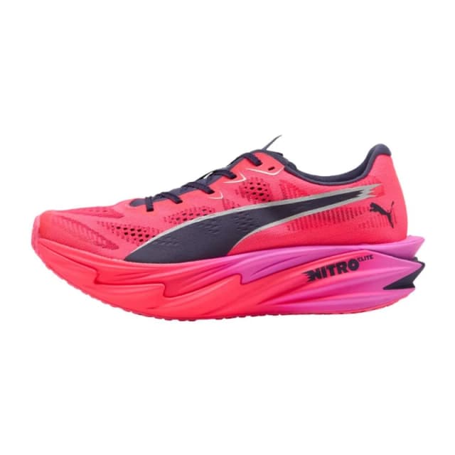Puma Deviate NITRO Elite 4 PUMA HYROX Pink Black SS26 Women shoes, Size 40 - EUR
