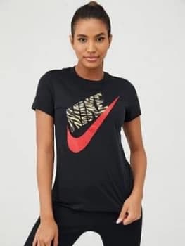 Nike Nsw Prep Futura 1 Tee - Black