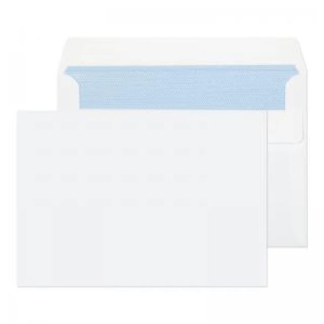 Blake Everyday Envelopes C6 White Wallet Plain Self Seal 90gsm EXR59674BL