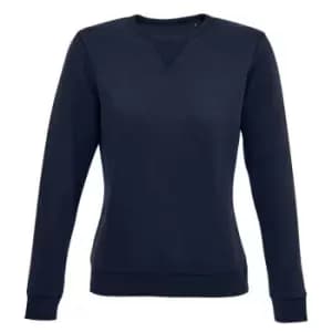 SOLS Womens/Ladies Sully Sweatshirt (L) (French Navy)