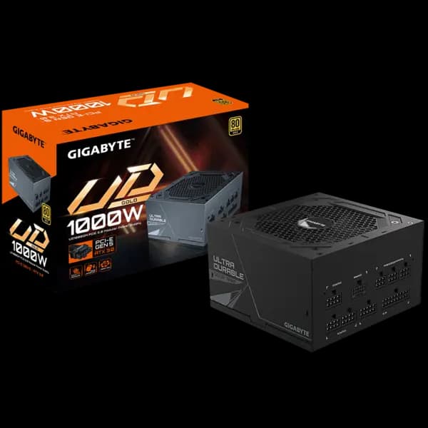 Gigabyte UD1000GM PG5 1000W 80 PLUS Gold Rated PCIe 5.0 Fully Modular ATX Power Supply GP-UD1000GM PG5-EU