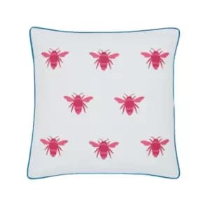 Joules Homegrown Remedy Cushion 45cm x 45cm, Blue