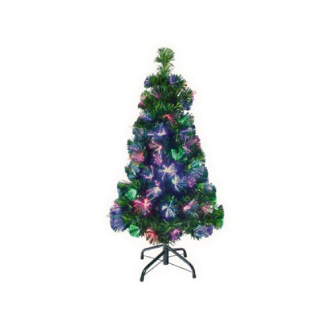Christmas Workshop 3ft Green Fibre Optic Christmas Tree