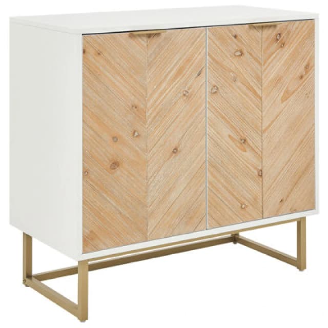 Beliani Scandinavian Cabinet Alaska White