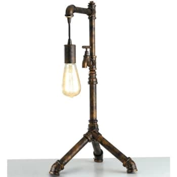 Fan Europe Lighting - Fan Europe AMARCORD Industrial Table Lamp Rust 41x61x30cm