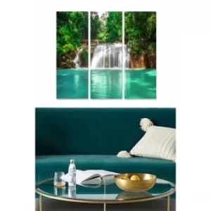 MDF164176298 Multicolor Decorative MDF Painting (3 Pieces)