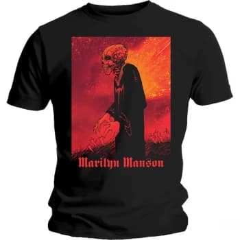 Marilyn Manson - Mad Monk Unisex Large T-Shirt - Black