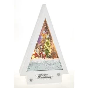 Snowtime Musical Tree Village Ornament