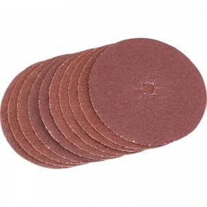 Draper Aluminium Oxide Sanding Discs 125mm 125mm 40g Pack of 5