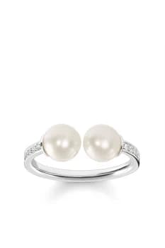 Ladies Thomas Sabo Sterling Silver Size P.5 Glam & Soul Ring TR2078-167-14-56