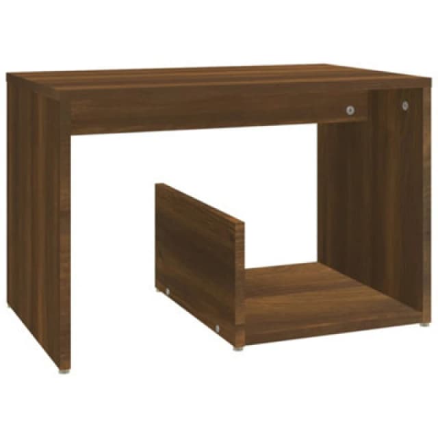 Vidaxl Side Table Brown Oak 59X36X38cm Engineered Wood