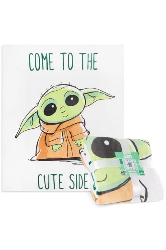 Disney The Mandalorian Baby Yoda Polar Fleece Blanket Multi