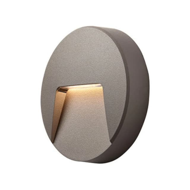 Netlighting Severus Cct Outdoor Surface Mounted 3W LED Wall Light Grey IP65 Grey