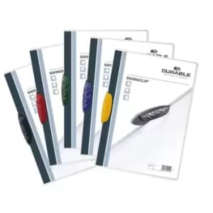 Durable Swingclip A4 Clip Folder Assorted