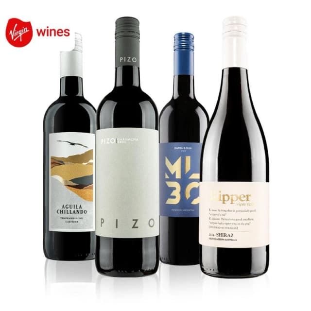 Virgin Wines The fantastic red four bottle selection Red unisex 4