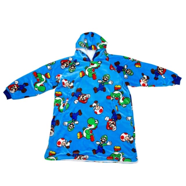 Nintendo Nintendo Super Mario Fleece Hooded Blanket - Medium