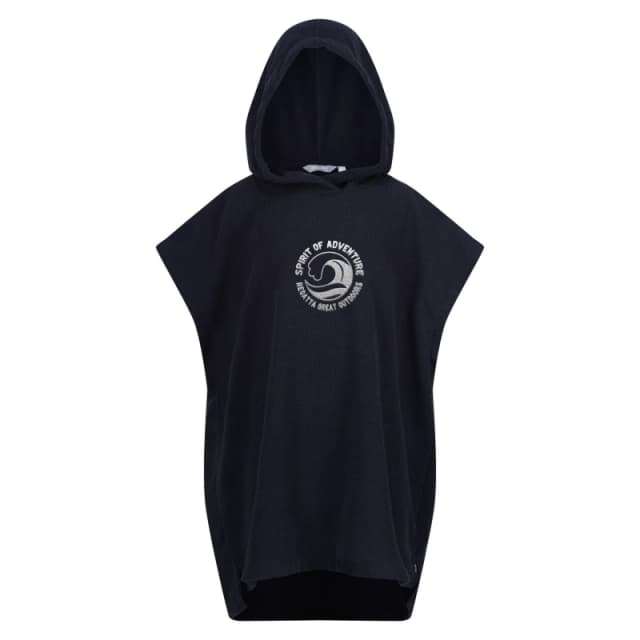 Regatta Boys Hooded Towel Robe 3-5 Years NAVY RKM035B-540-3