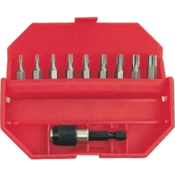 10-Pce Torx Tamper-proof Bit Set - Kennedy