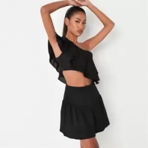 Missguided Look Frill Skirt Co-Ord - Black