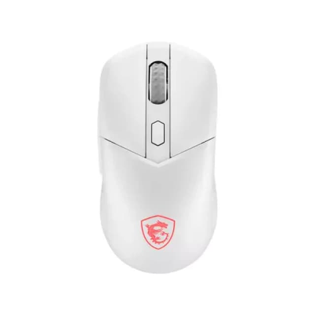 MSI Versa 300 Wireless mouse Gaming Right-hand RF Wireless + Bluetooth + USB Type-C Optical 8000 DPI VERSA 300 W WHITE
