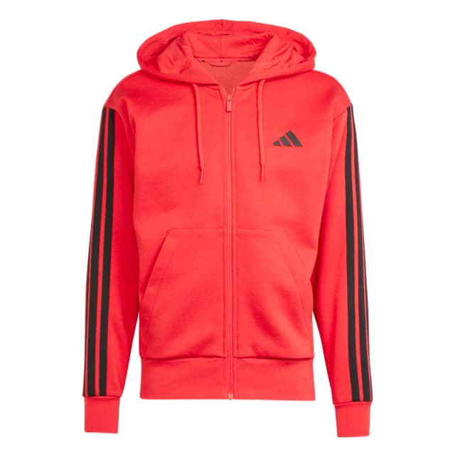 Adidas Sweat jacket adidas Essentials 3-Stripes Rouge Male M