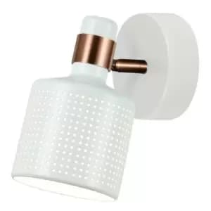 Italux Restenza - Modern Wall Lamp White 1 Light , E27