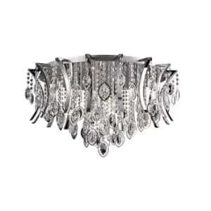 Mios Ceiling 15 Light G4 Polished Chrome/Crystal, NOT LED/CFL Compatible