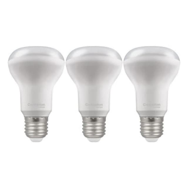 Crompton Lamps LED R63/R64 Reflector 7W E27 Cool White 122° Opal (40W Eqv)