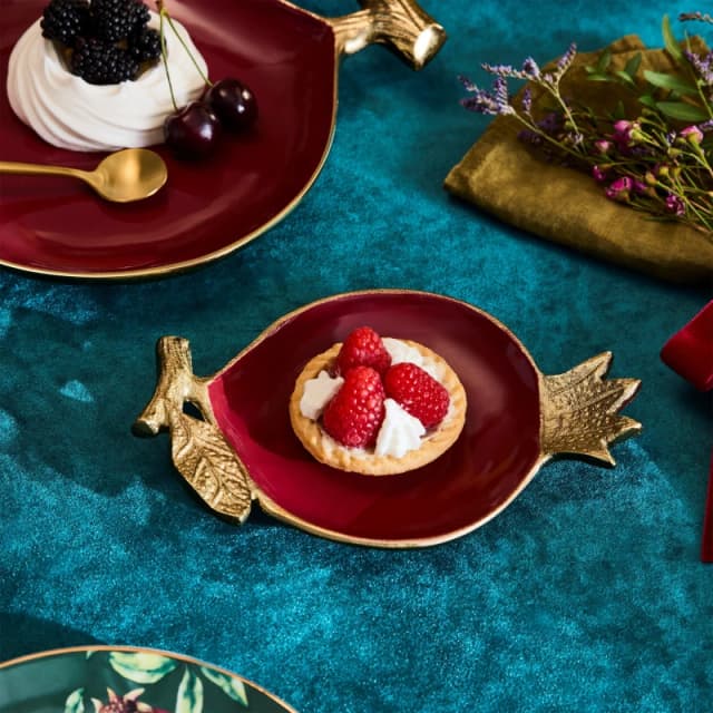 Biba Biba Trinket Dish Set of 2 - Red Red One Size