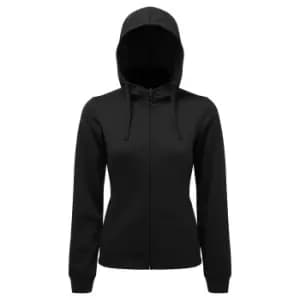 TriDri Womens/Ladies Spun Dyed Hoodie (XXS) (Black)