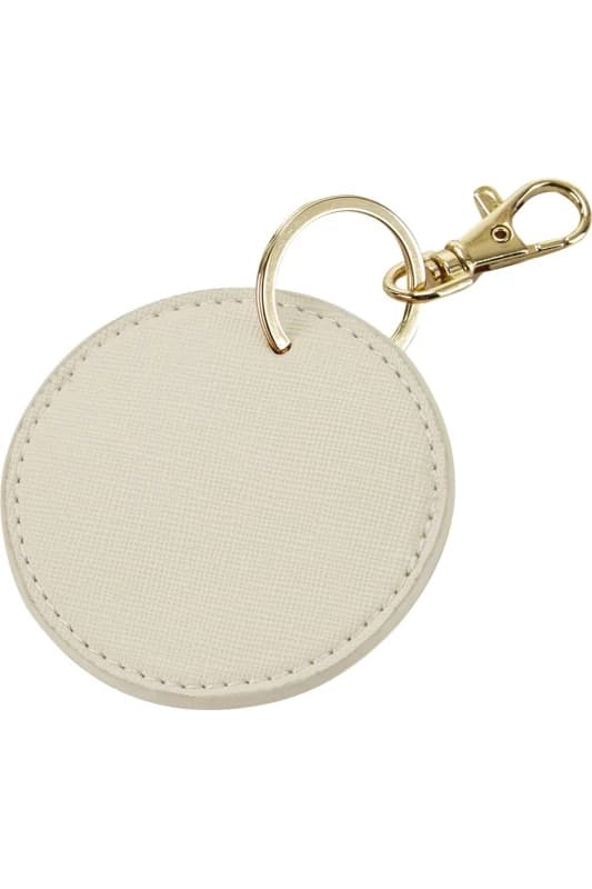 Bagbase Boutique Circular Leather-Look PU Keyclip in Natural Natural Unisex One Size