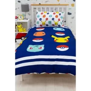 Pokemon Badges Reversible Duvet Set