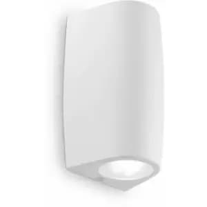 01-ideal Lux - White KEOPE 2-light wall light