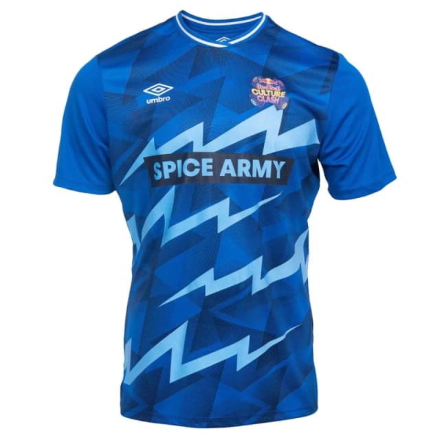 Umbro Umbro Men Culture Clash Red Bull Jersey in Blue Size: Small Blue S Male 5063703733946