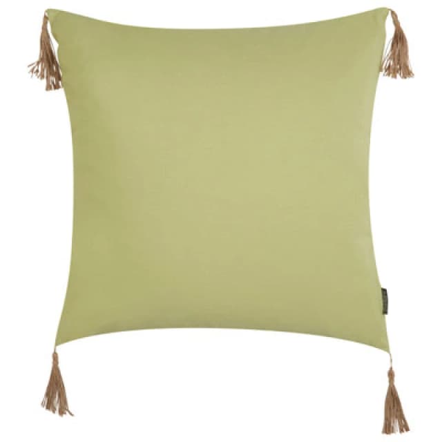 Beliani Throw Cushion Chmistar 45 X 45cm Olive Green Solid