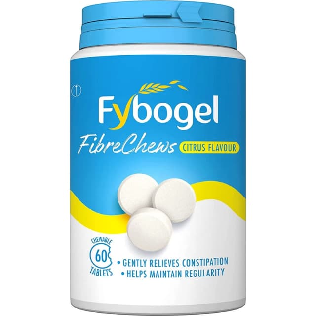 Fybogel FibreChews Citrus Constipation Fibre 60 Chewable Tablets