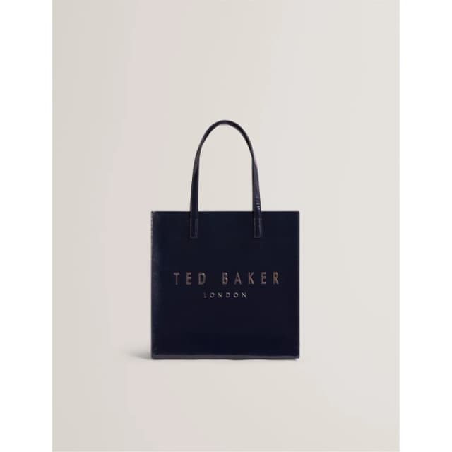 Ted Baker Womens L Crink Icon Tote Bag Navy female One Size