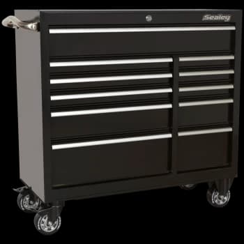 Sealey Premier 11 Drawer Heavy Duty Roller Cabinet Black