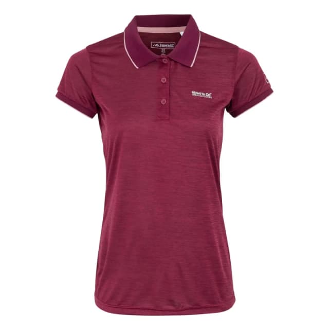 Womens polo shirt Regatta Remex II Rouge Female 40