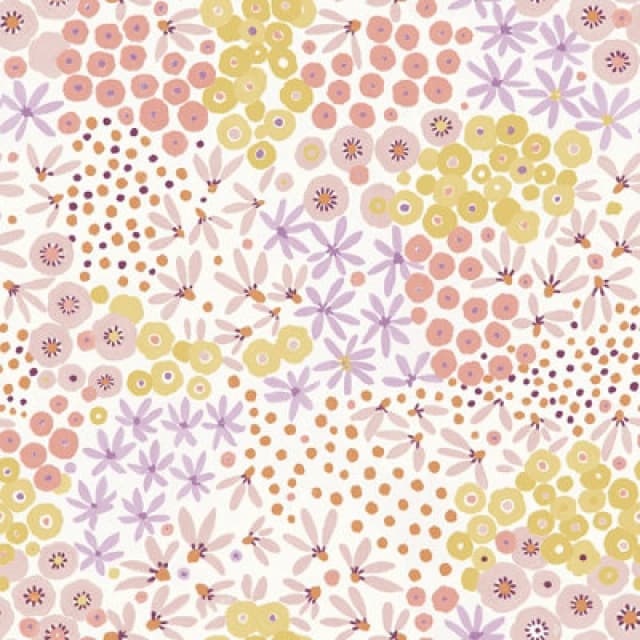 Nuwallpaper Nus4848 Floral Bunch Multi Peel & Stick Wallpaper, Warm