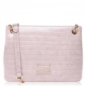 Liu Jo Natural Crocodile Shoulder Bag - Red Sand 6150