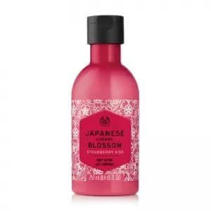 The Body Shop Japanese Cherry Blossom Strawberry Kiss Body Lotion Japanese Cherry Blossom Strawberry Kiss Body Lotion