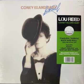 Lou Reed Coney Island Baby - White Vinyl - Sealed 2021 UK vinyl LP 19439797181