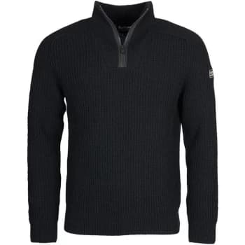 Barbour International Tread Half Zip Sweatshirt - Black BK31
