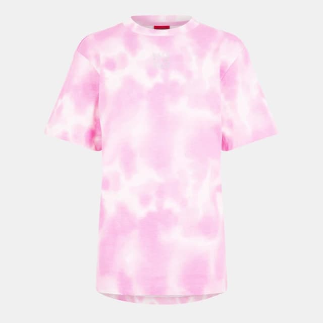 Hugo Womens Vintage Regular Fit T-Shirt Medium Pink female 6 (XS)