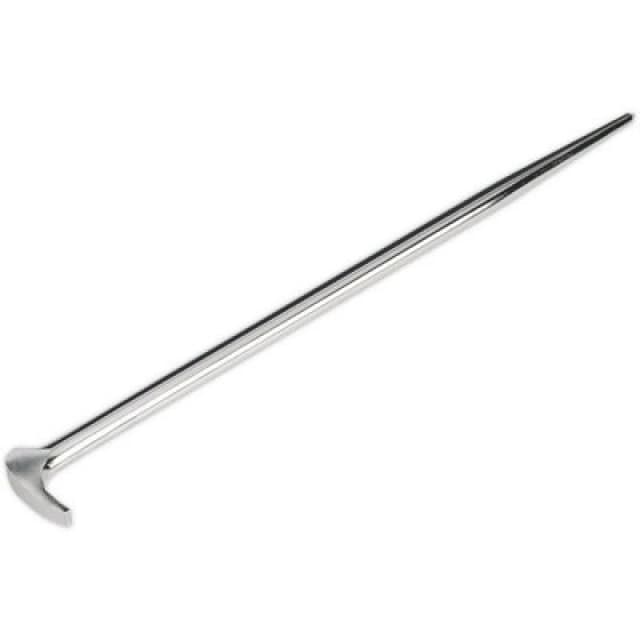 Loops 400mm Drop Forged Steel Heel Bar - Hand Ground Heel & Face - Corrosion Resistant Metallics