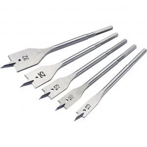 Draper Expert 5 Piece Flat Wood Bit Set