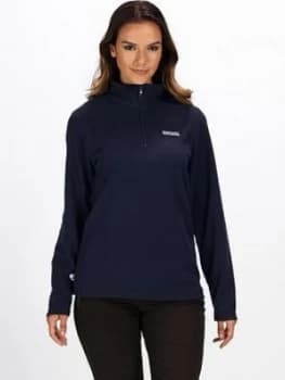 Regatta Sweethart Quarter Zip Fleece - Navy, Size 10, Women