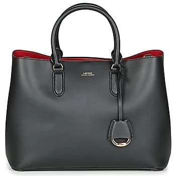 Lauren Ralph Lauren DRYDEN MARCY SATCHEL LARGE womens Handbags in Black - Sizes One size